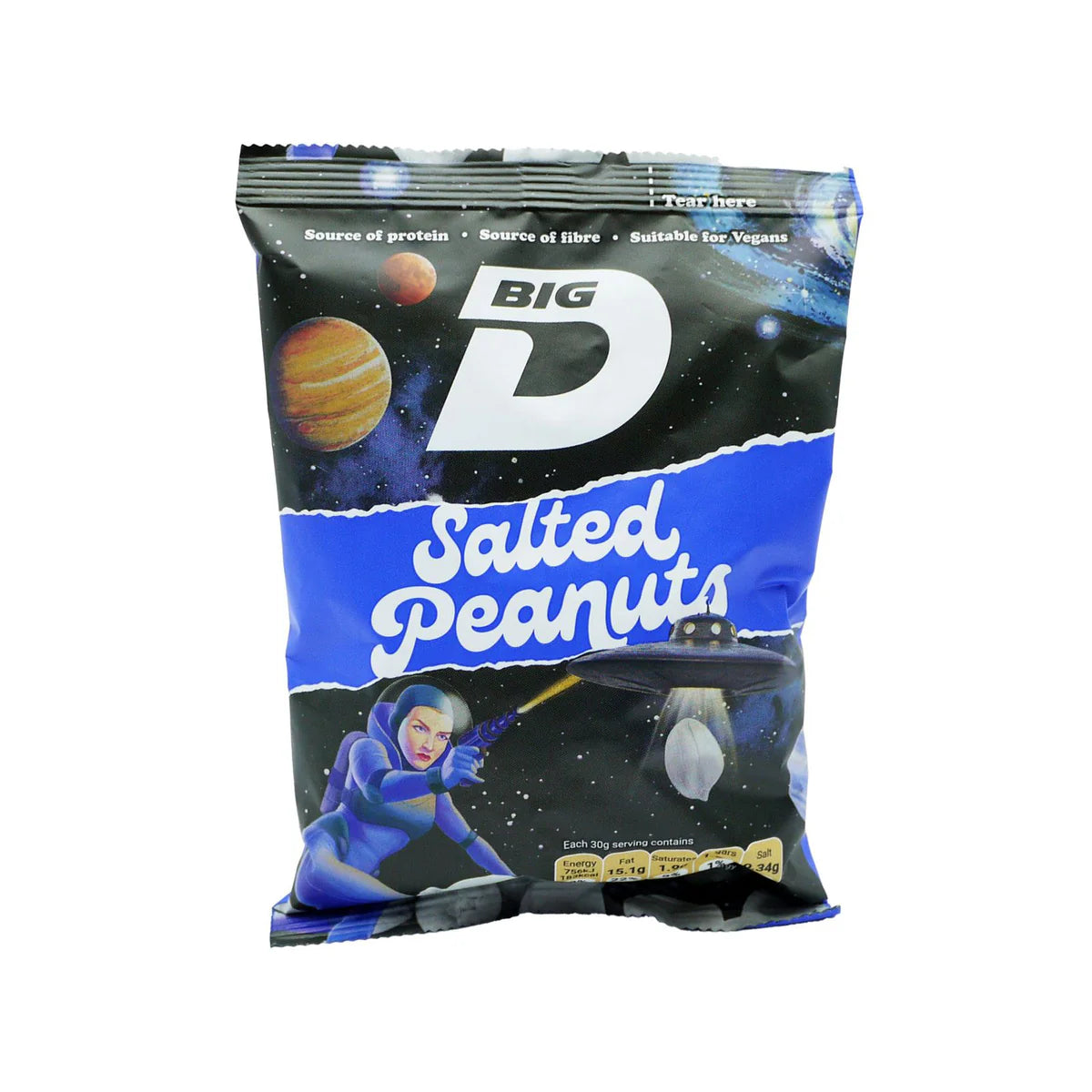 Big D Salted Peanuts 50g