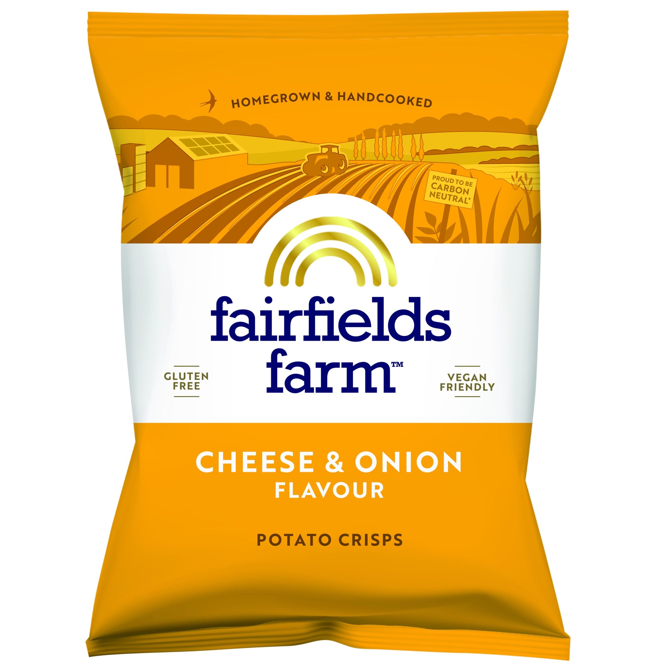 Fairfields Farm Cheese & Onion Potato Crisps 40g