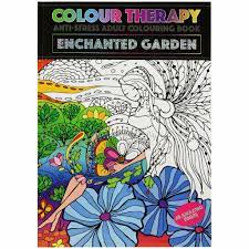 Colour Therapy Enchanted Garden Colouring Book