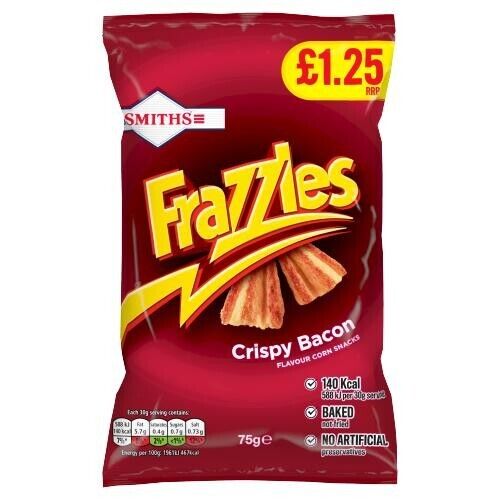 Frazzles Crispy Bacon 90g Bag