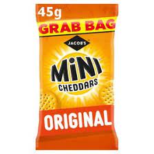 Jacobs Mini Cheddars Original 45g Bag