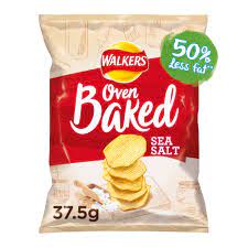 Walkers Oven Baked Sea Salt Crisps 37.5g