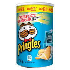Pringles Salt & Vinegar 70g Tub