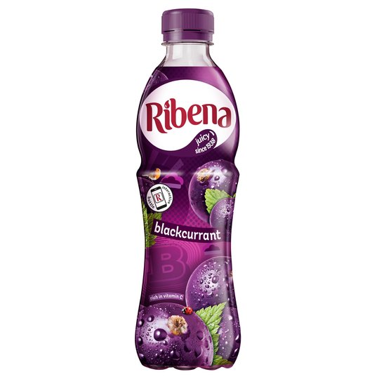 Ribena Blackcurrant Bottle 500ml