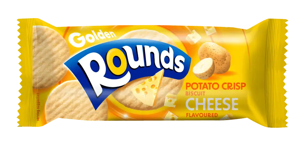 Golden Rounds Potato Crisp Biscuit Cheese Flavoured 80g