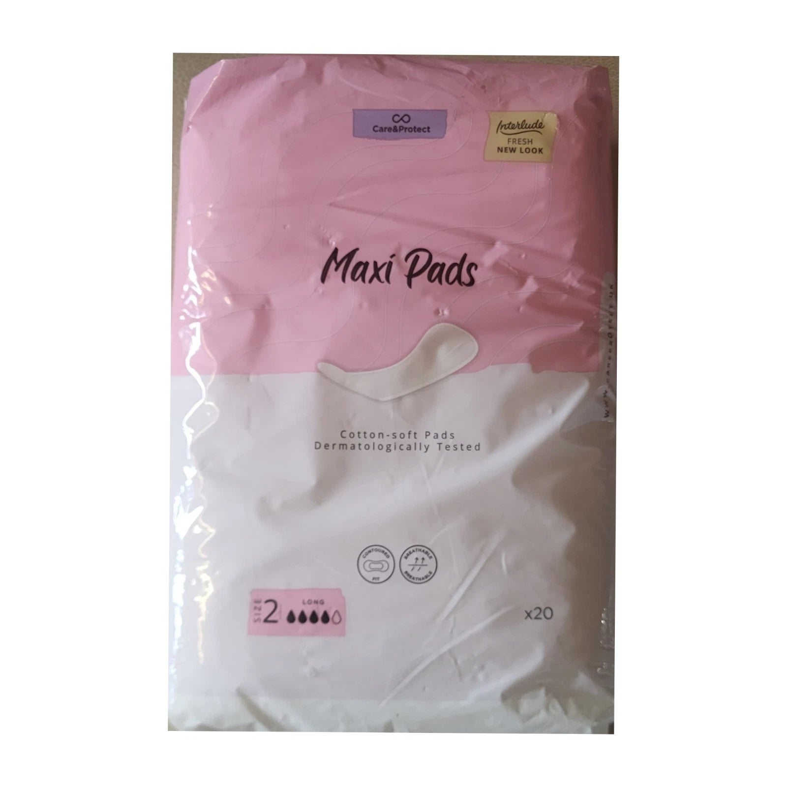 Interlude Maxi Pads Size 2 Long X20