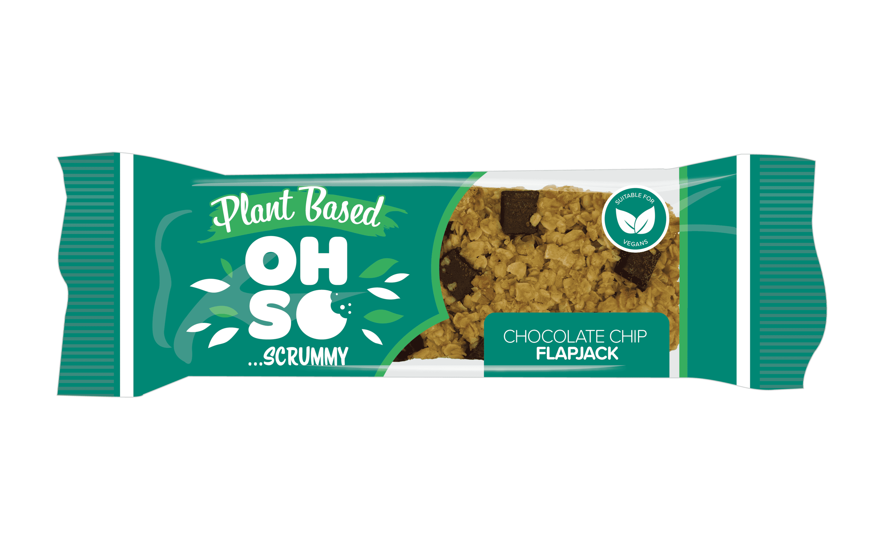 Plant Based Oh So Scrummy Chocolate Chip Flapjack 100g