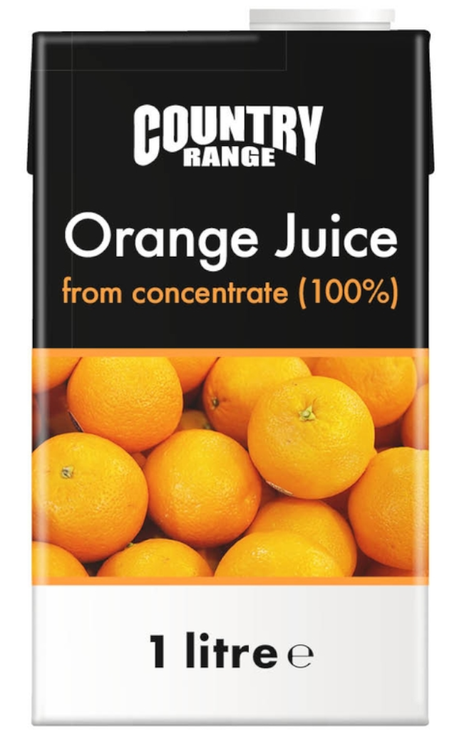 Country Range Orange Juice 1 litre