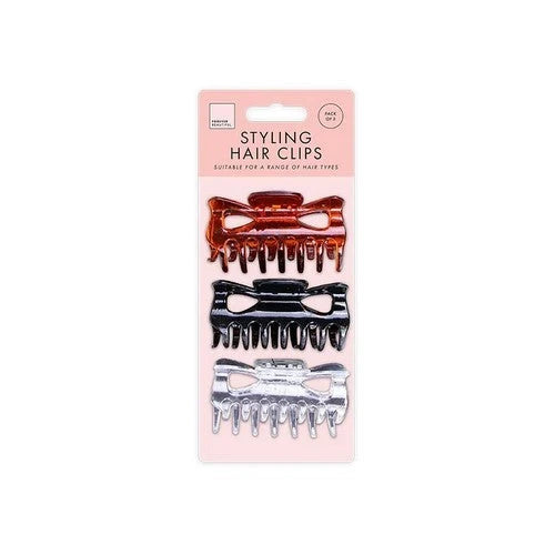 Forever Beautiful Styling Hair Clips Pack of 3